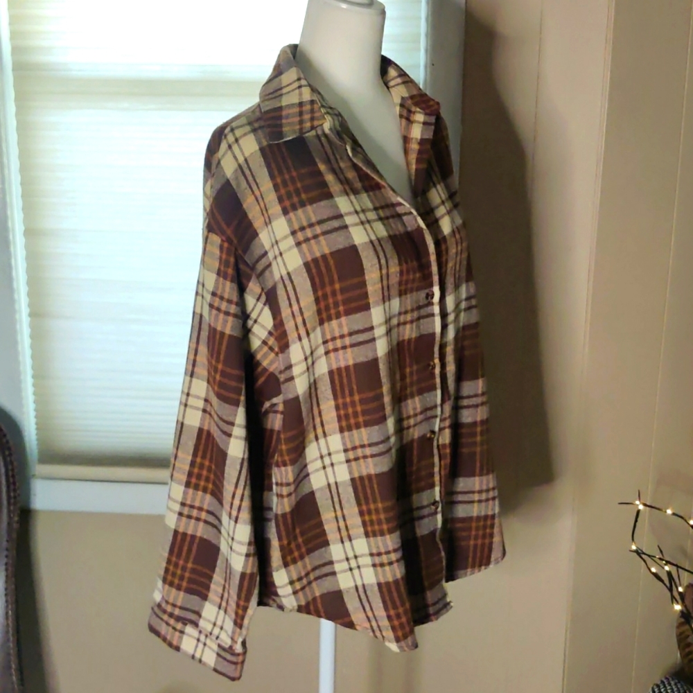 Impressions Flannel Button Up
